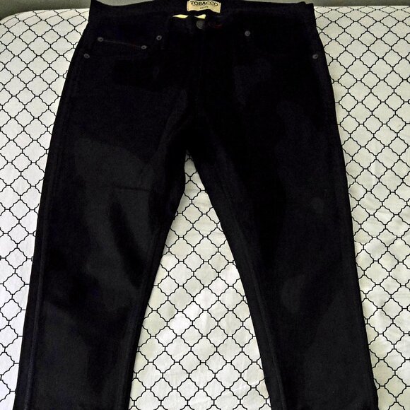 Tobacco Motowear RIOT Slim Fit Riding Jeans 30x36 Jet Black NEW - Picture 2 of 7